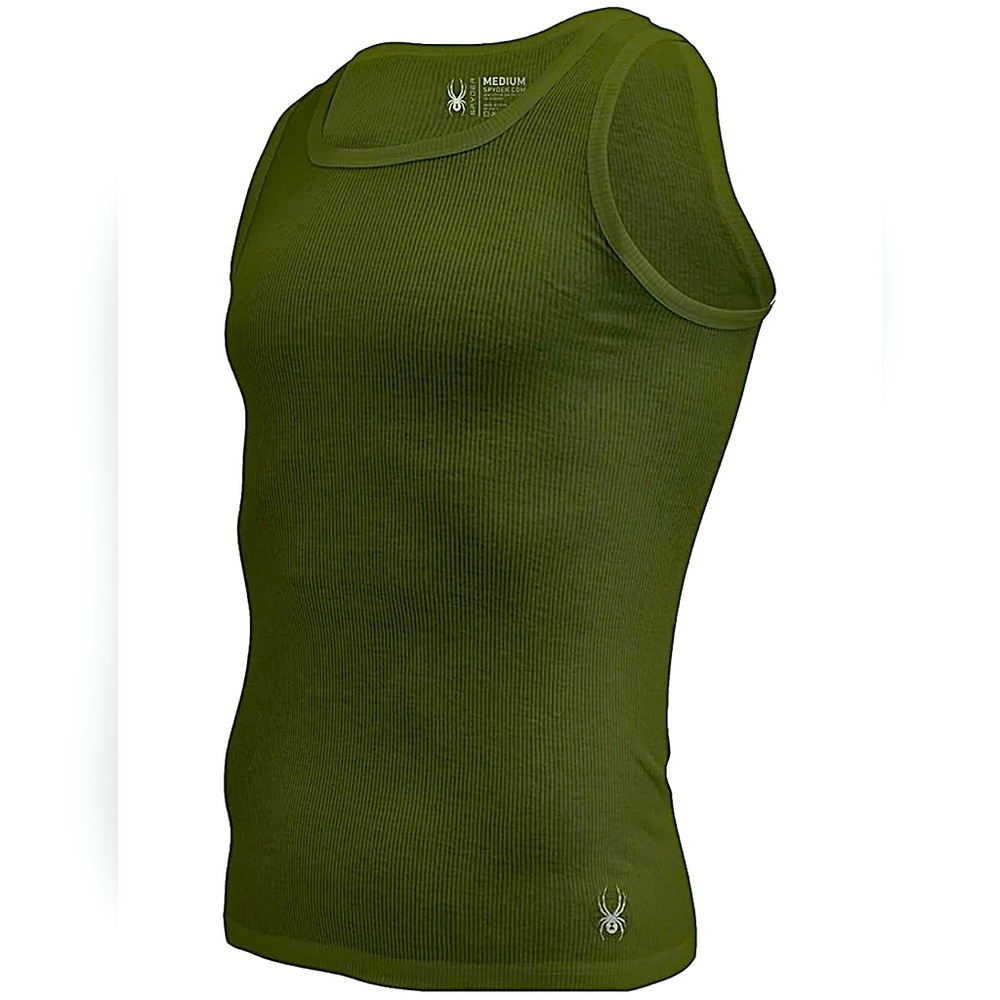 Spyder Green Athletic Tank Top Moisture-Wicking Size Large